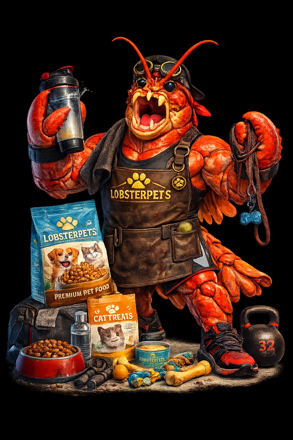 Lobster Pets mascot